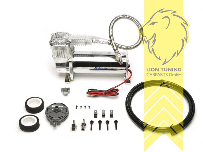 chrom, 1,76 CFM / 49,88 L/min, 200 psi / 13,78 bar, 188 x 100 x 171,5